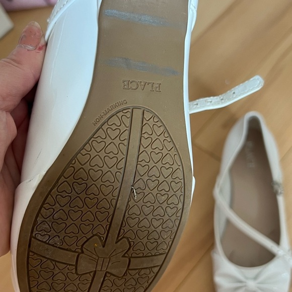 White girls small heel bow shoes size 4 - Picture 2 of 4